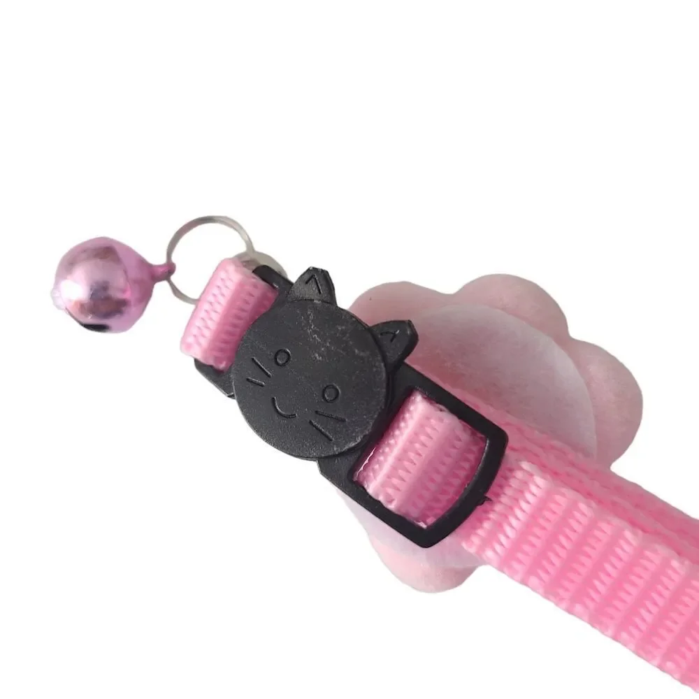 Breakaway Pink Poufball Collar with Bell One‎ Size Fits All Never Worn